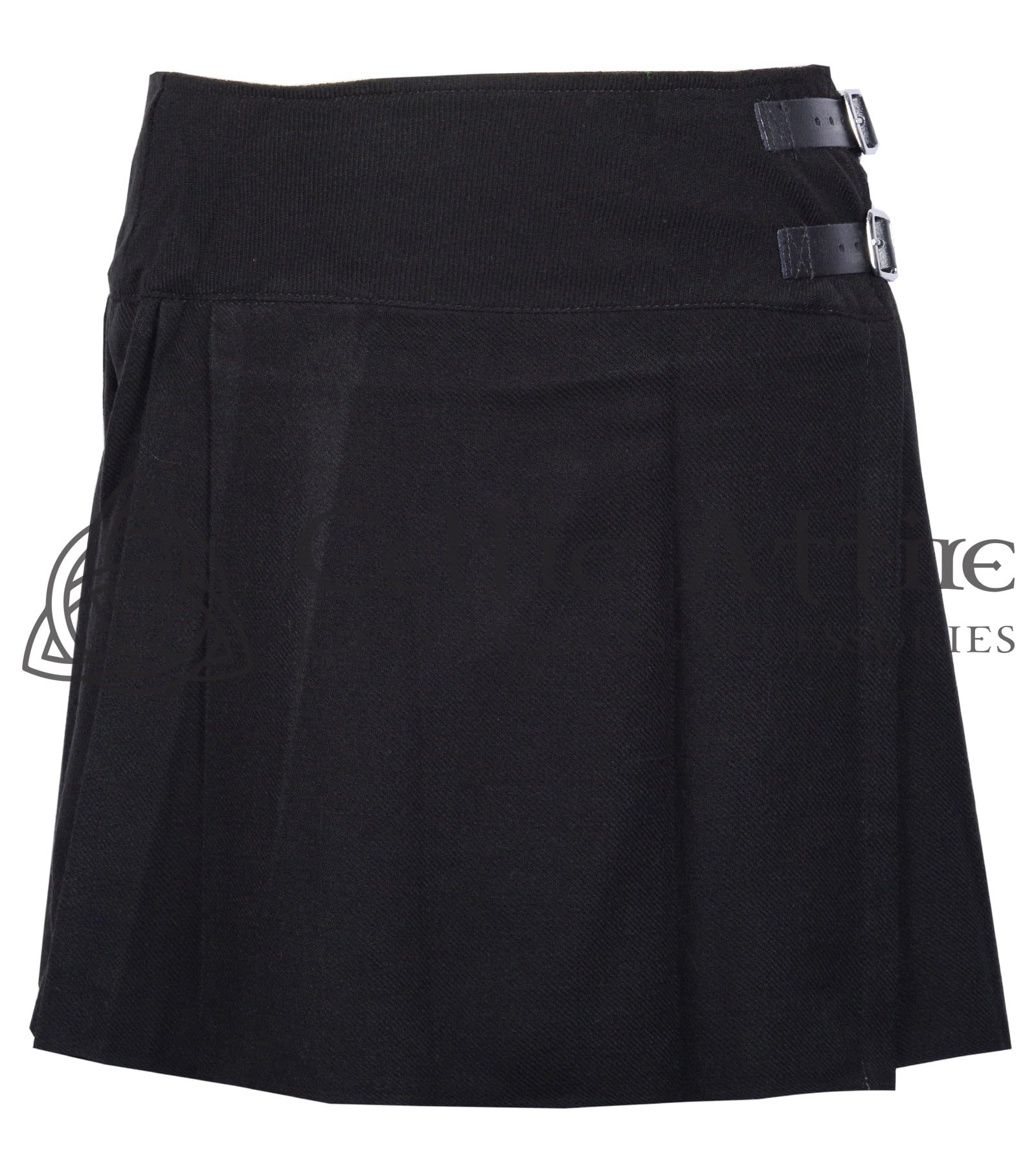 Mini Black Tartan Skirt for Girls