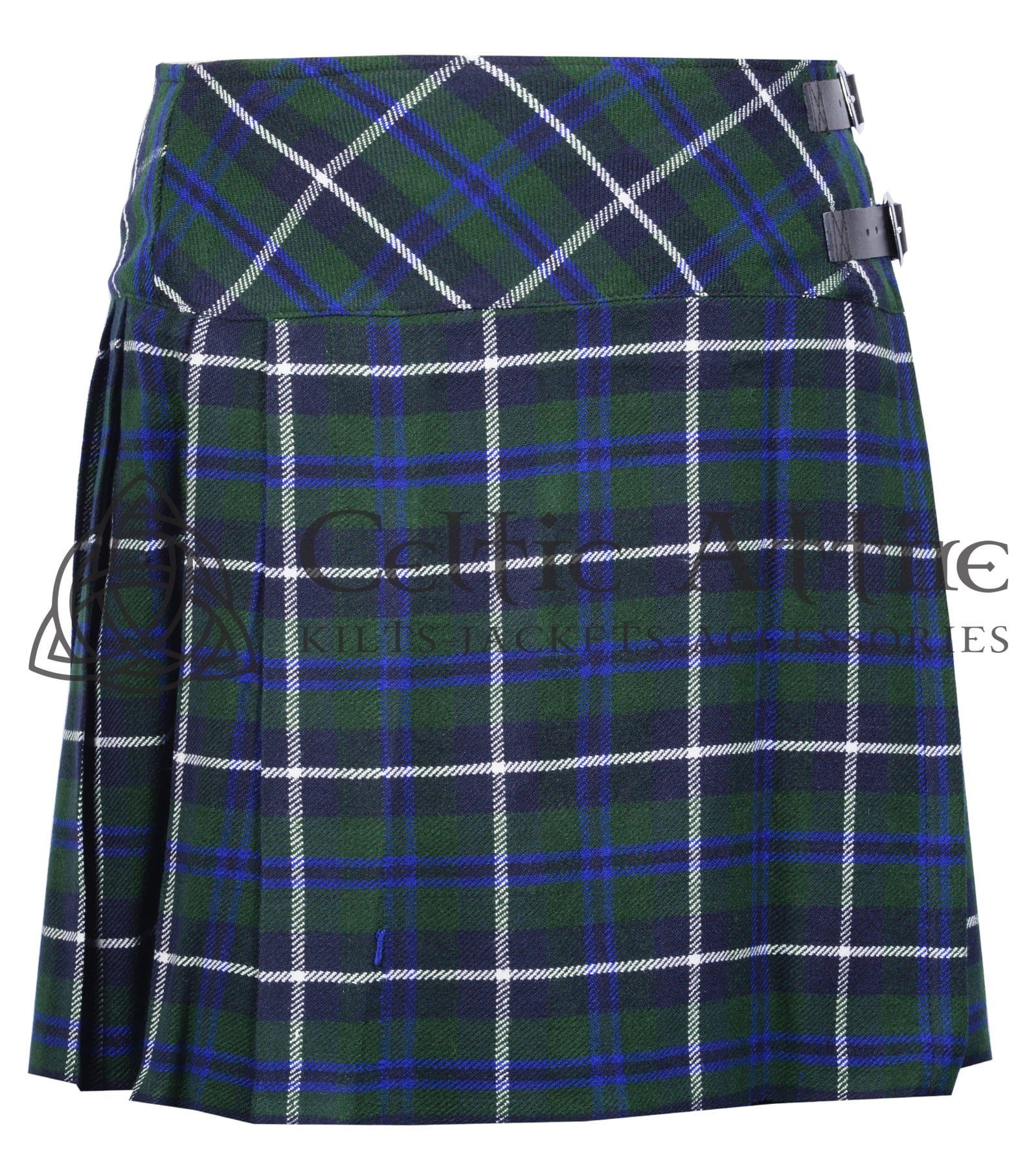 Mini Dark Blue Tartan Skirt for Girls