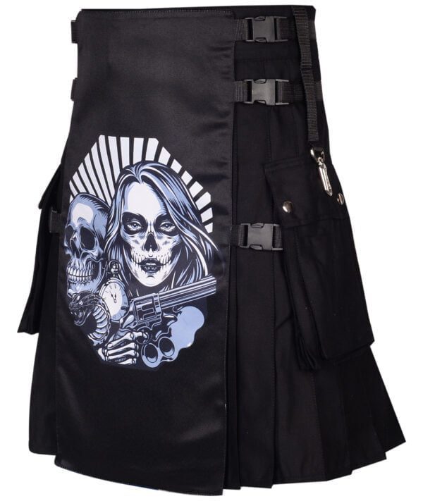 Black Gothic Kilt - Image 4