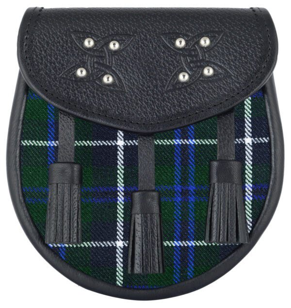 Blue Douglas Tartan Sporran