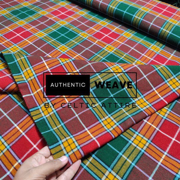 Buchanan Muted Tartan Fabric - Image 3