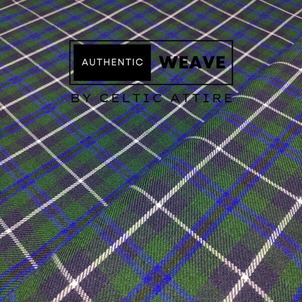 Douglas Blue Tartan Fabric - Image 2