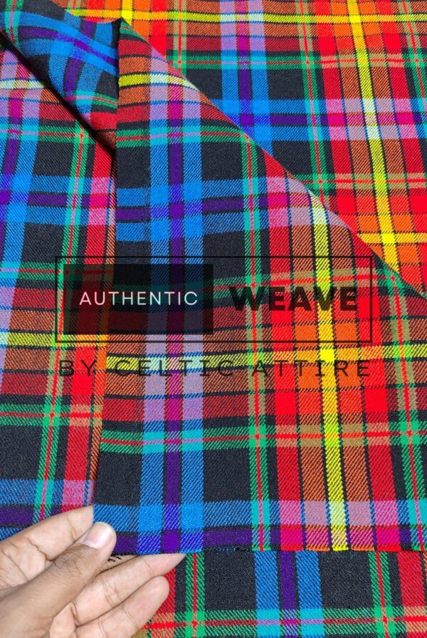 LGBTQ Pride Tartan Fabric - Image 3