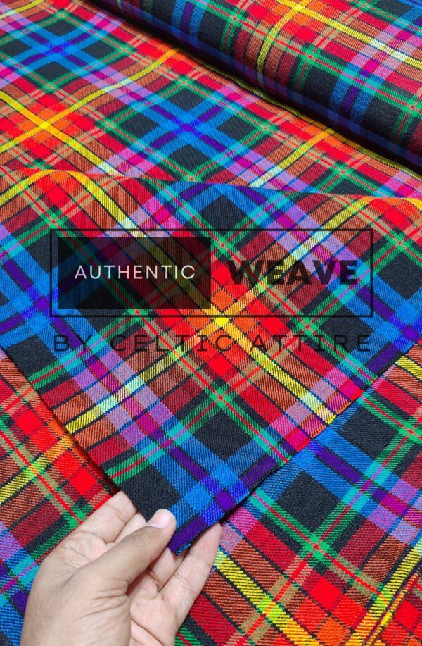 LGBTQ Pride Tartan Fabric - Image 2