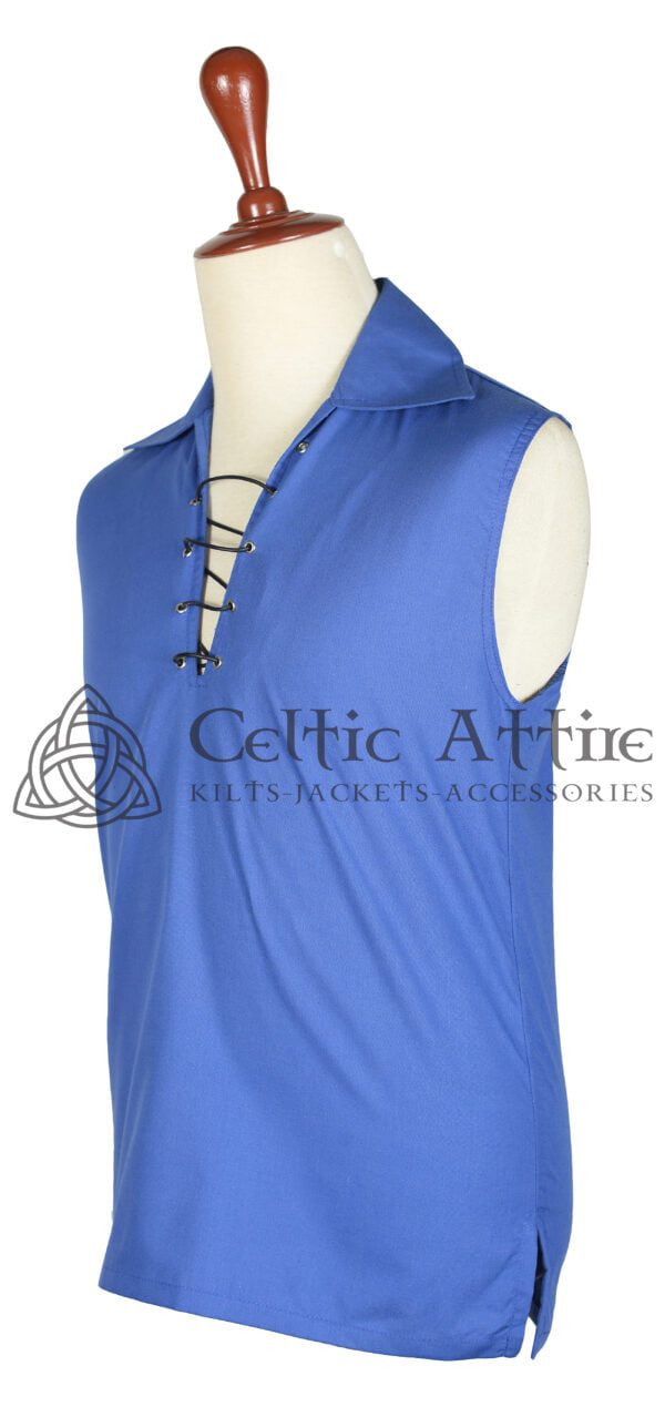 Traditional Scottish Ghillie Jacobite KILT SHIRT 100% Cotton - Image 2