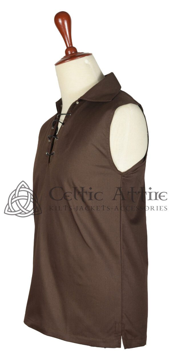 Traditional Scottish Ghillie Jacobite KILT SHIRT 100% Cotton - Image 2