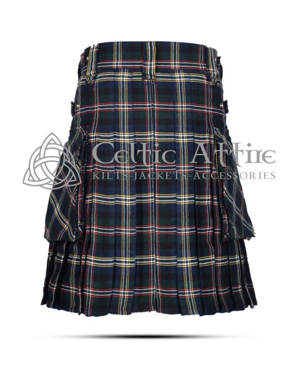 Scott Green Tartan Utility Kilt - Image 4