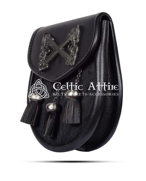 Rampant Lions Featured Sporran - Semi Dress Sporran - Image 3