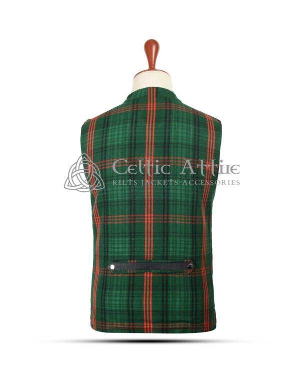 Ross Hunting Modern Punk Rock Waistcoat - Image 3