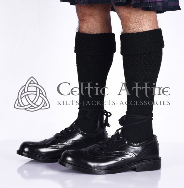 Black Kilt Socks - Image 4
