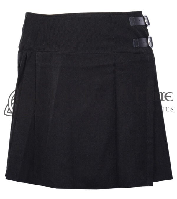 Mini Black Tartan Skirt for Girls