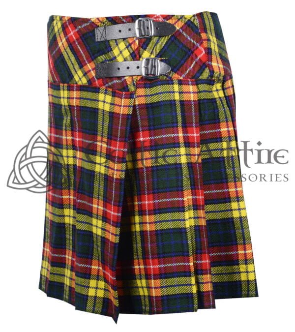 Mini Multi Tartan Skirt for Girls - Image 3