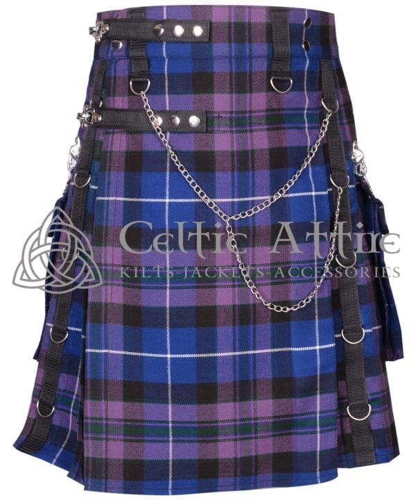 Purple Plaid Gothic Kilt