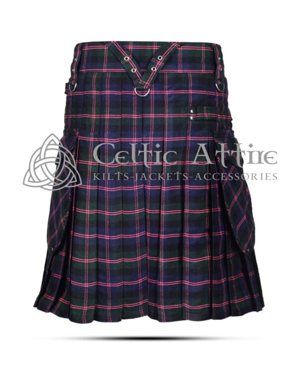 MacThomas Modern Tartan Utility Kilt - Image 4