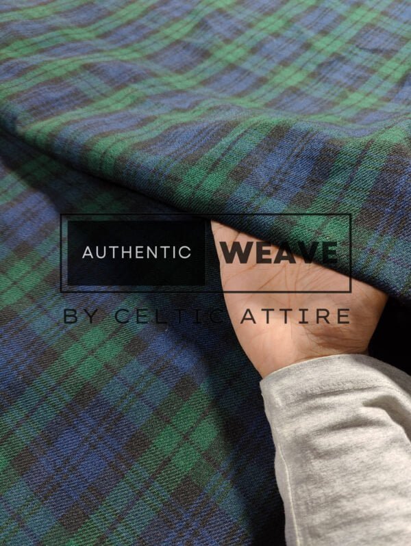 Black Watch Tartan Fabric - Image 2