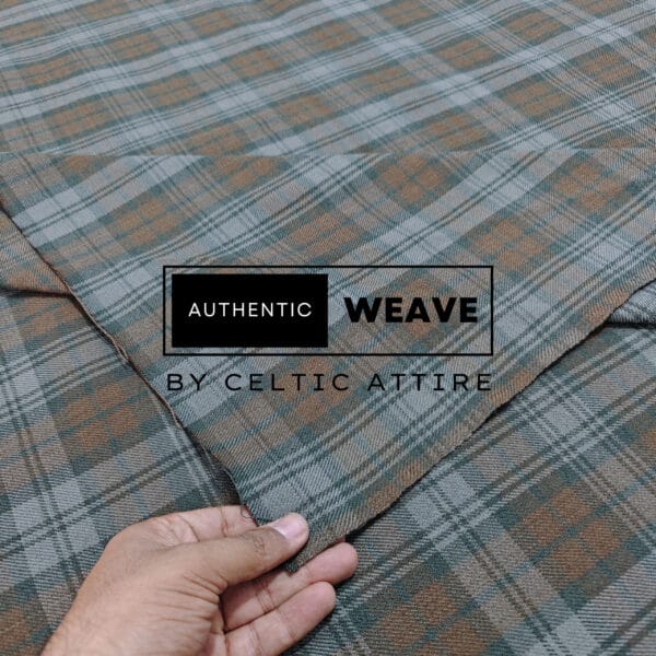 Black Watch Weathered Tartan Fabric - Image 2