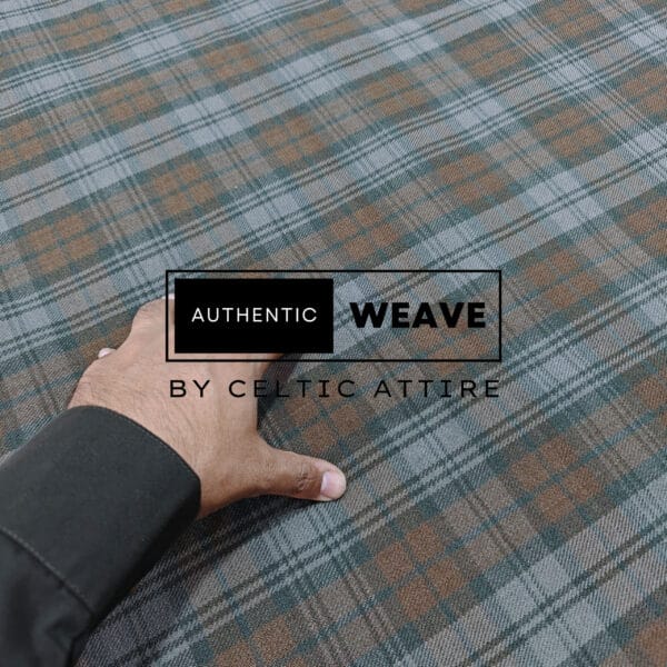 Black Watch Weathered Tartan Fabric - Image 3