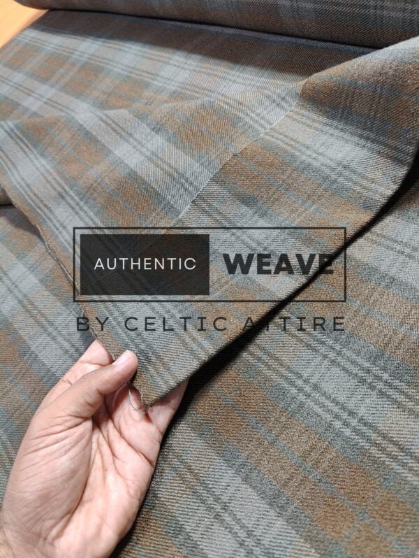 Black Watch Weathered Tartan Fabric