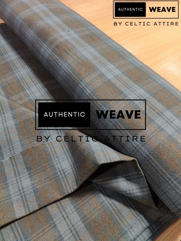 Black Watch Weathered Tartan Fabric - Image 3