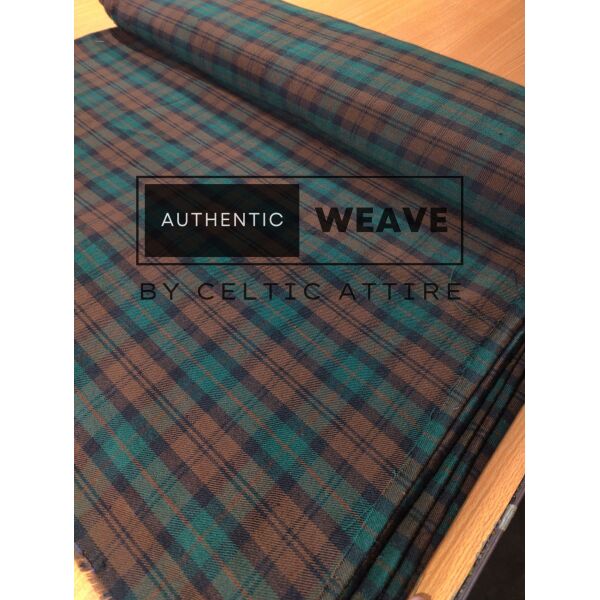 Brown Watch Tartan Fabric - Image 2