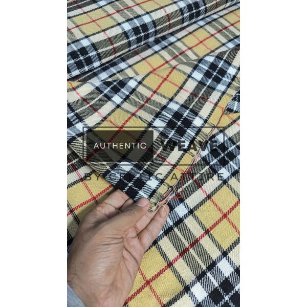 Camel of Thomson Tartan Fabric - Image 2
