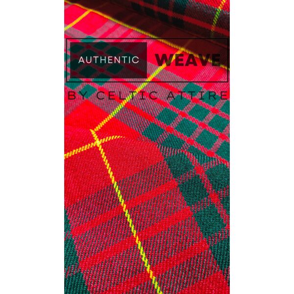 Cameron Red Tartan Fabric - Image 3