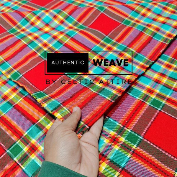 Chattan Ancient Tartan Fabric - Image 2