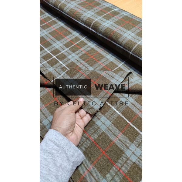 Frazer Weathered Tartan Fabric - Image 2