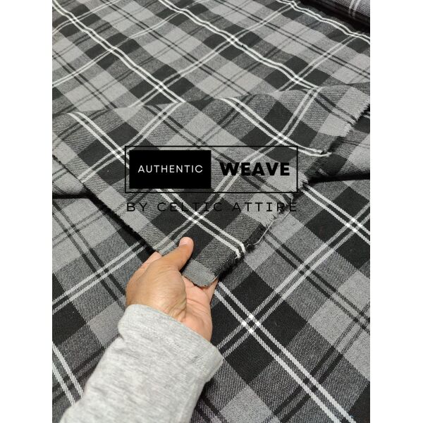 Granite Tartan Fabric - Image 2