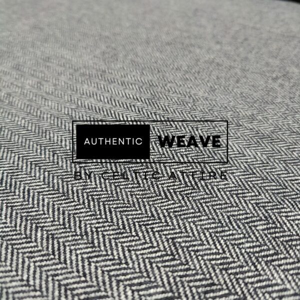 Gray Tweed Fabric - Image 3