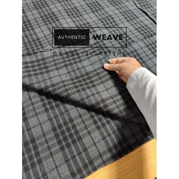 Gray Watch Tartan Fabric - Image 3