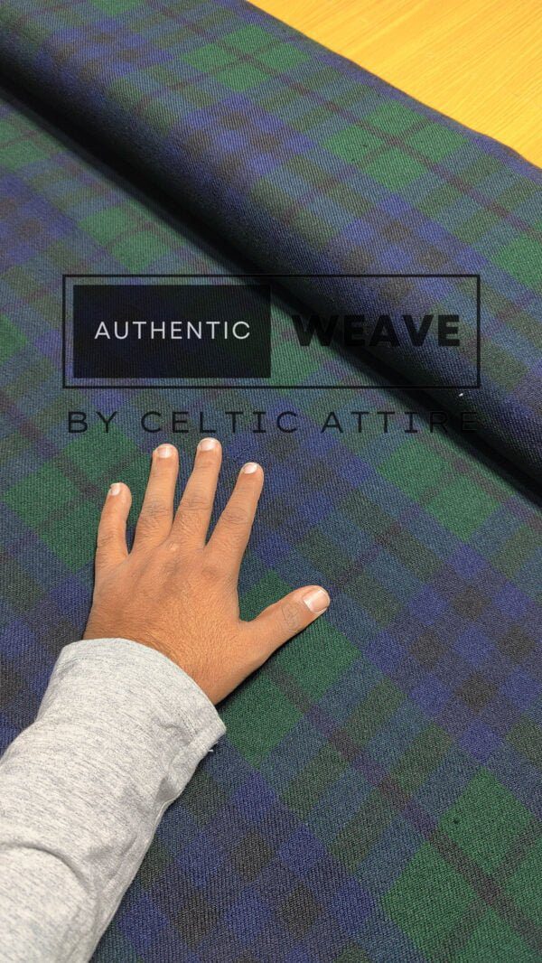 Keith Modern Tartan Fabric - Image 3
