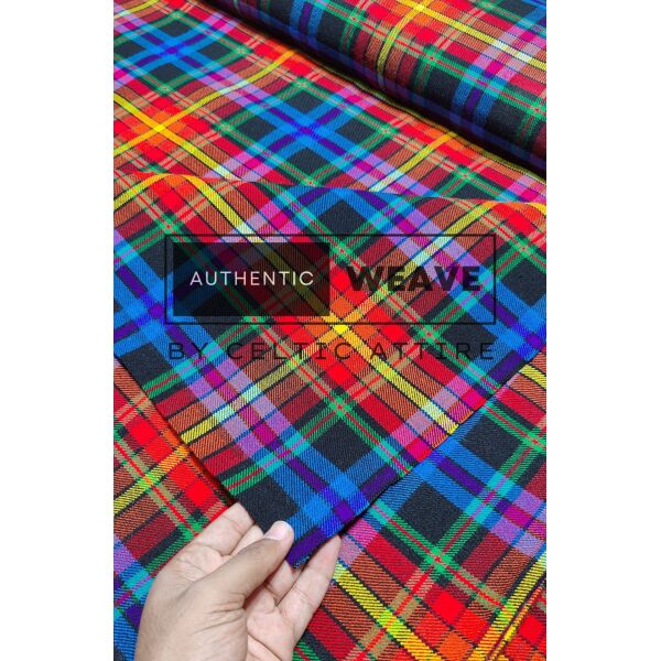 LGBTQ Pride Tartan Fabric - Image 2