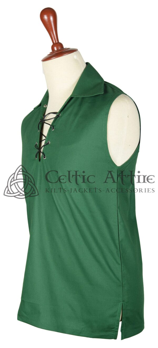 Traditional Scottish Ghillie Jacobite KILT SHIRT 100% Cotton - Image 2