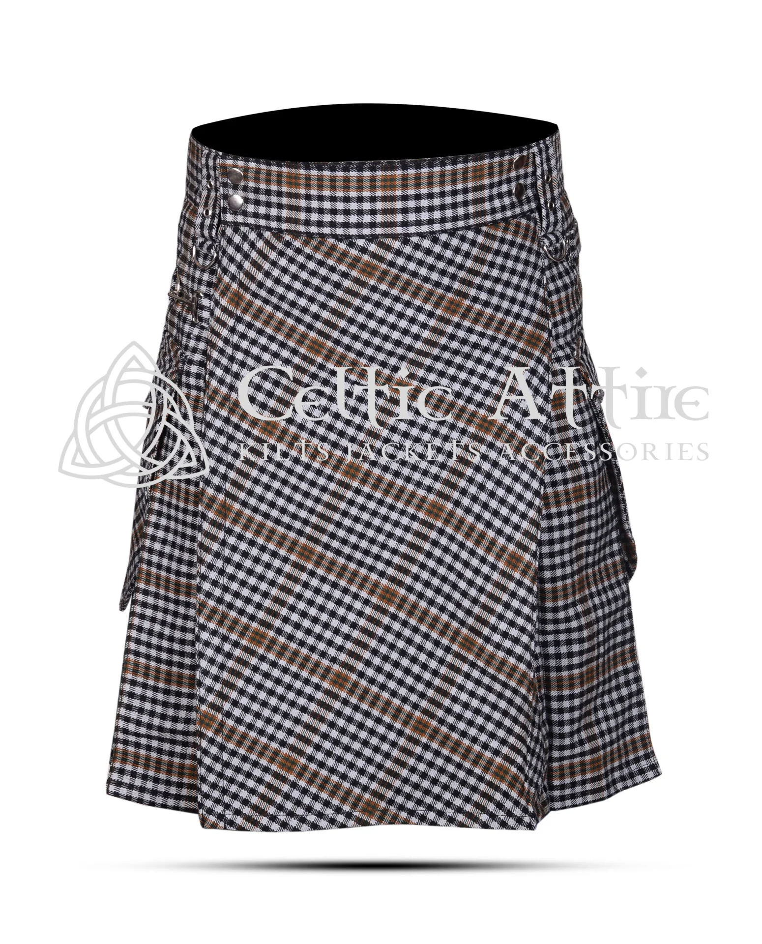 Burns Tartan Cross Apron Utility Kilt