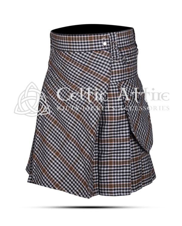 Burns Tartan Cross Apron Utility Kilt - Image 2