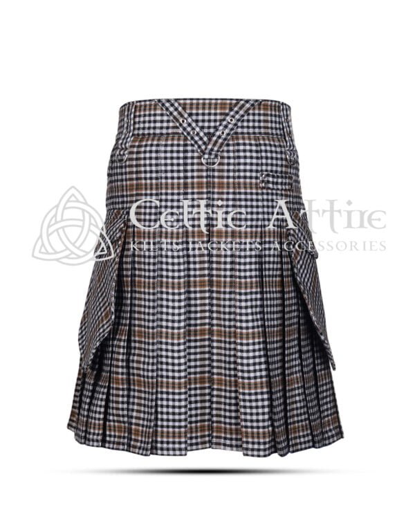 Burns Tartan Cross Apron Utility Kilt - Image 3