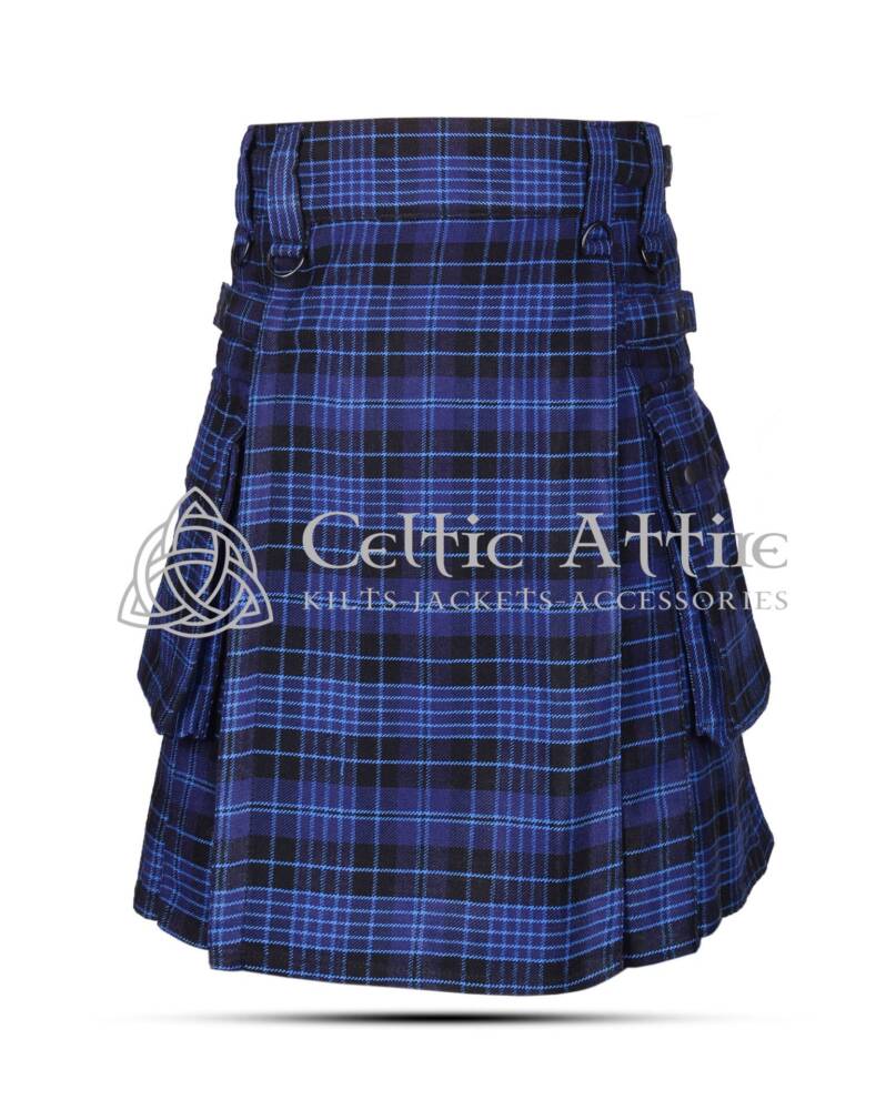 Ramsey Blue Tartan Utility Kilt Ramsey Blue Tartan Utility Kilt