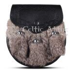 Brown Rabbit Fur Sporran