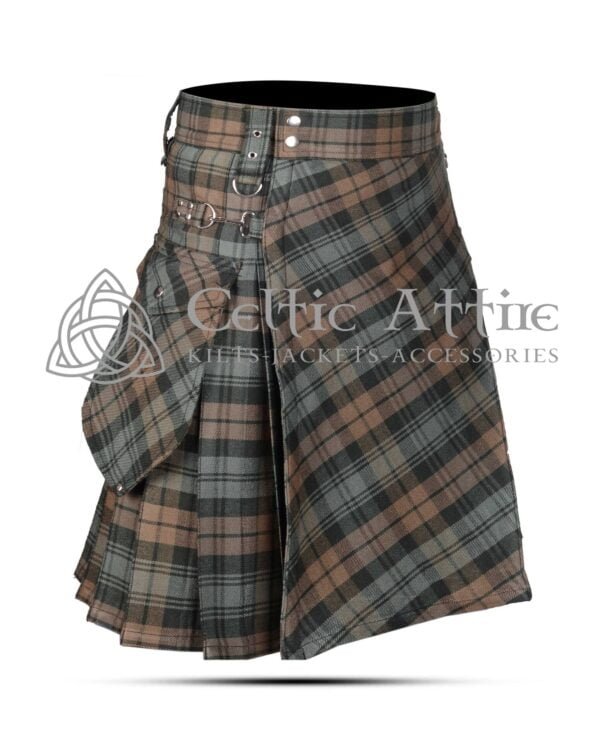 Mackenzie Weathered Cross Apron Utility Kilt - Image 3