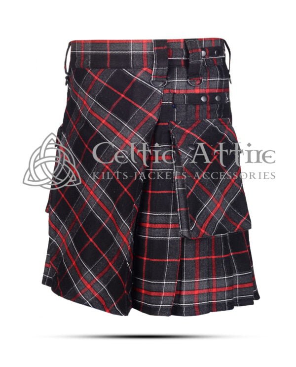 Spirit of Bruce Cross Apron Utility Kilt - Image 3