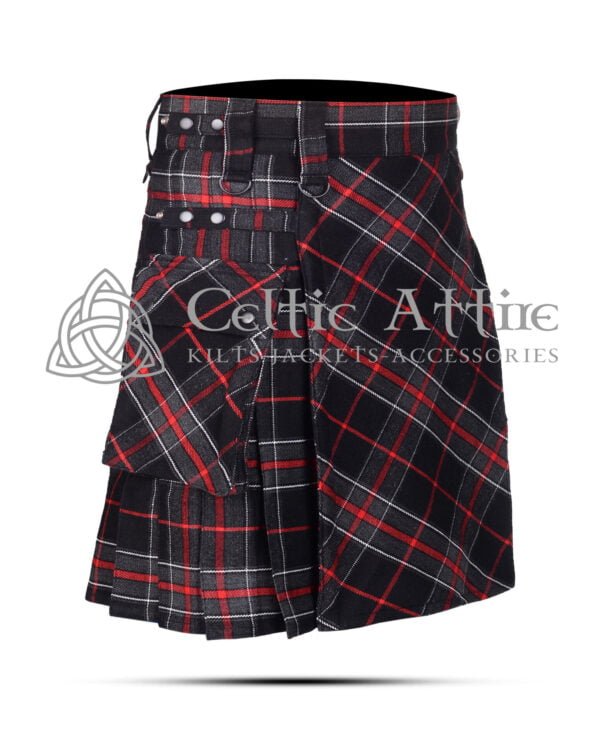 Spirit of Bruce Cross Apron Utility Kilt - Image 2