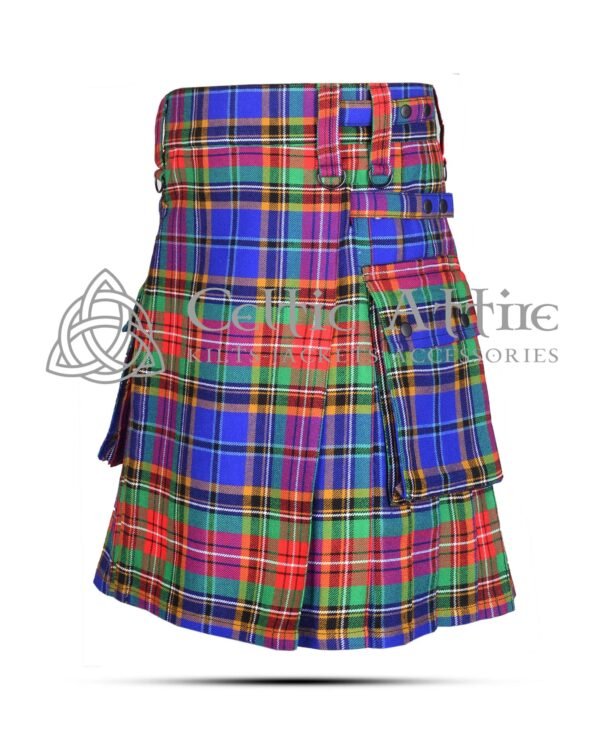 Beattie Clan Tartan Utility Kilt - Image 2