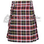 Black DCD Tartan Utility Kilt