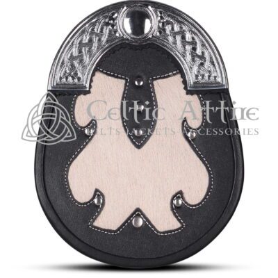 Black Leather Hunting Sporran