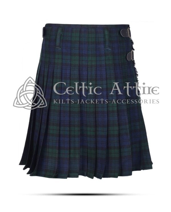 Black Watch Tartan 8 Yard Kilt - Image 2