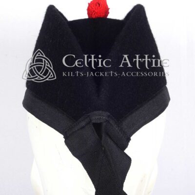 Black-Wool-Glengarry-Bonnet