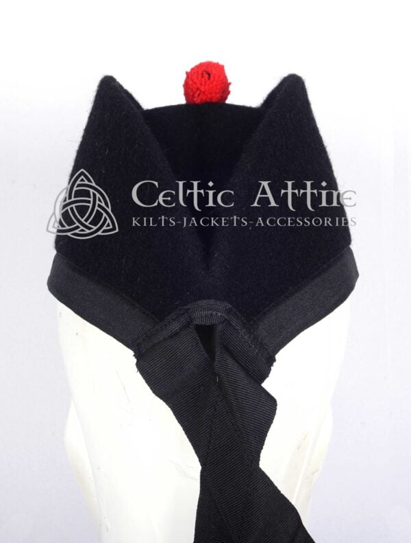 Black-Wool-Glengarry-Bonnet