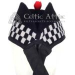 Black-Wool-Glengarry-Diced-Bonnet