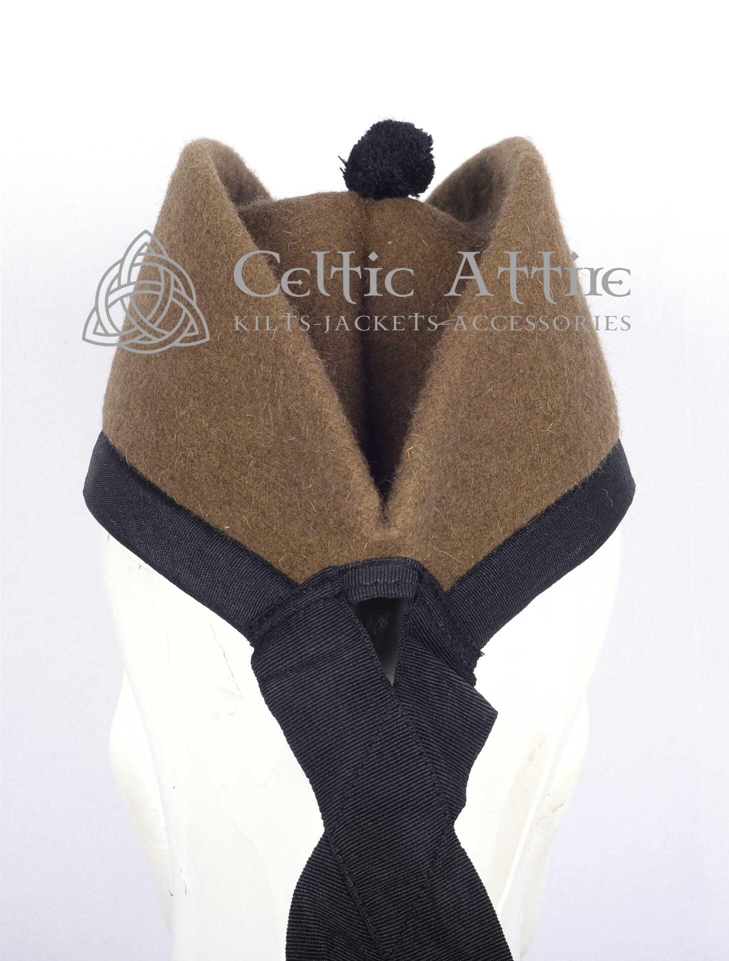 Canadian-Khaki-Wool-Glengarry-Bonnet